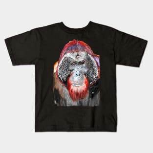 Orangutan Portrait Kids T-Shirt